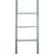 Ekena Millwork 19"W x 48"H x 3 1/2"D Vintage Farmhouse 3 Rung Ladder, Barnwood Decor Collection, Driftwood Blue DECR019X048X04LDRBU - alternate 2